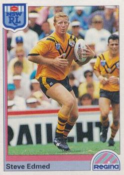 1992 Regina NSW Rugby League #166 Steve Edmed Front